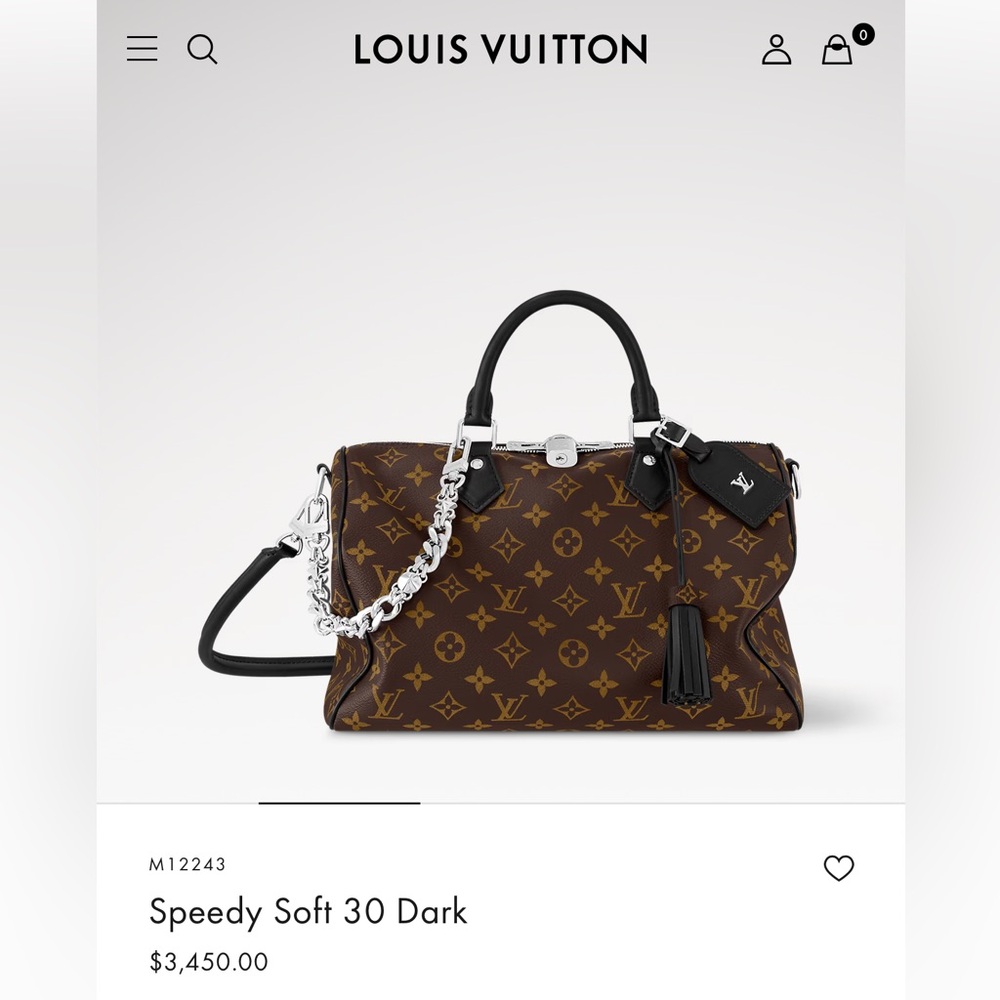 LOUIS VUITTON - Speedy Soft 30 Dark - Picture 13 of 13